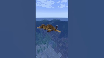 Mini Shipwreck Terraform Timelapse Compilation (2.100 Blocks) / #minecraft