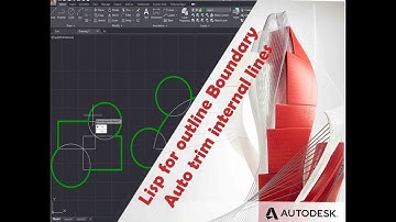 AutoCAD Lisp For outline boundary  Auto Trim Internal Lines