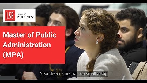 Master of Public Administration (MPA)