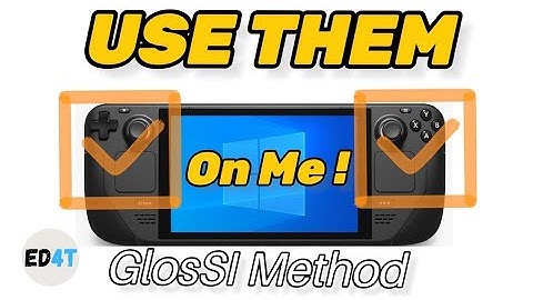 How to USE Steam Deck Build-In Controller on Windows - GlosSI / GlosSC SETUP Tutorial