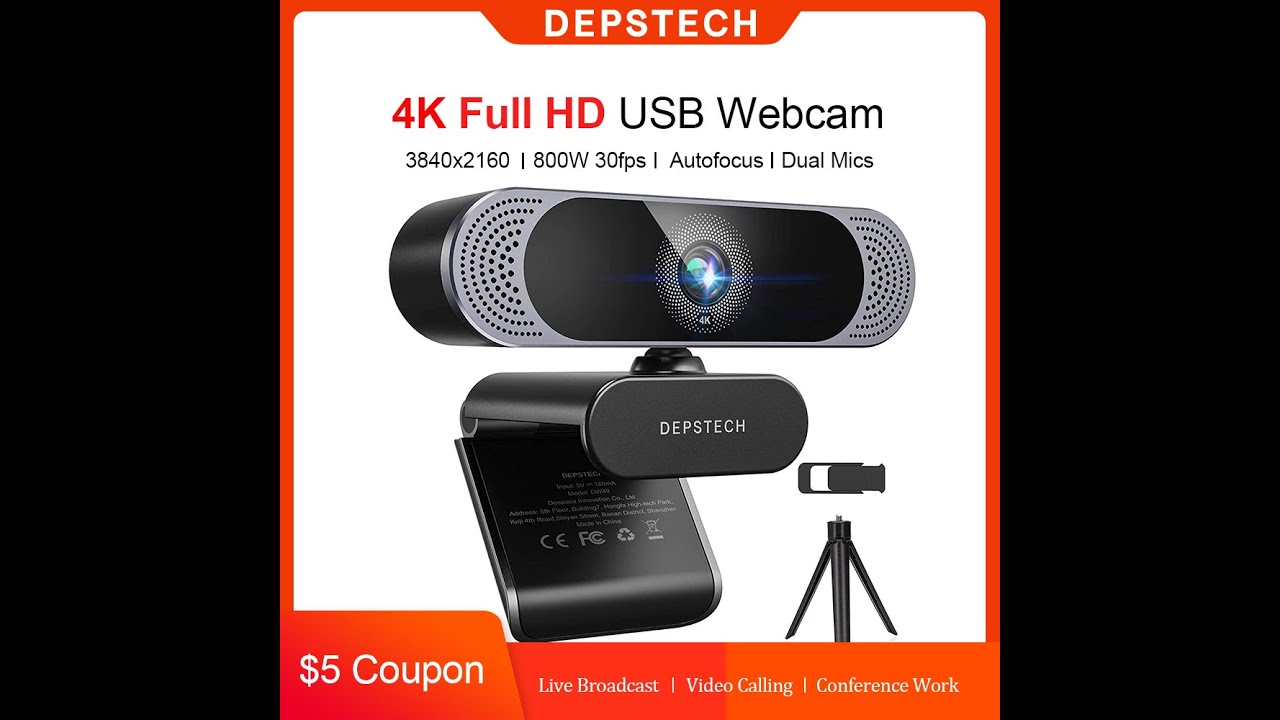 Webcam 4K DEPSTECH DW49