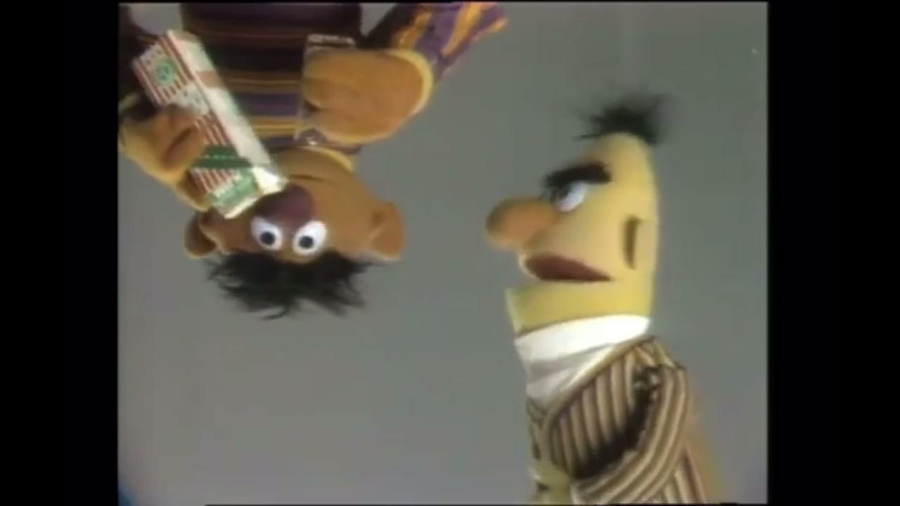 Sesame Street Ernie and Bert Pouring Milk Upside Down (1970) YouTube