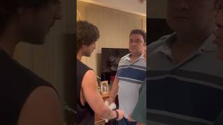 Ahaan Panday shares BTS video of him practicing with Rajesh Kumar & Mohit Suri for Saiyaara #shorts