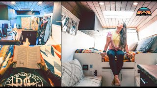 Her DIY Sprinter Van Tour - Insights Into Full Time Solo Female Vanlife