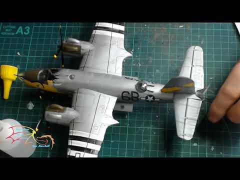 Airfix Martin B-26B Marauder Scale 1/72 part 4 Weathering