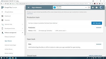 How to update a published app Version in play store