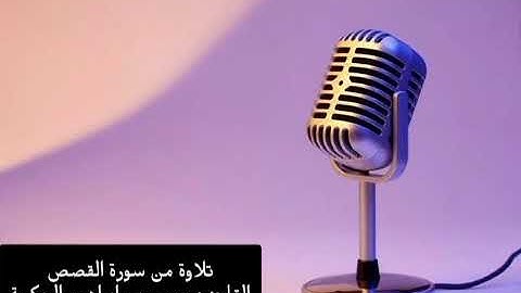 08 تلاوة من سورة القصص القارئ : موسى بن إبراهيم الحكمة .