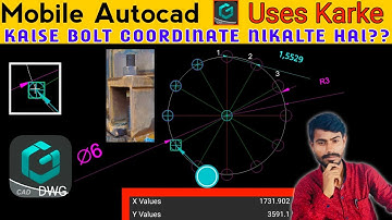 How To Set Botl With Mobile Autocad | DWG FAST VIEW Autocad | How To Find Coordinate in Autocad