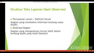 Teks Laporan Hasil Observasi (Power Point)