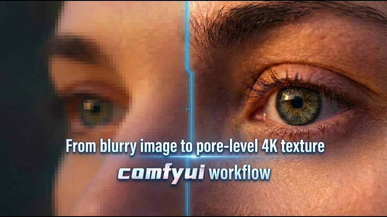 4K Skin Texture in 1-Click! AI Portrait Enhancement Workflow (ComfyUI Tutorial)