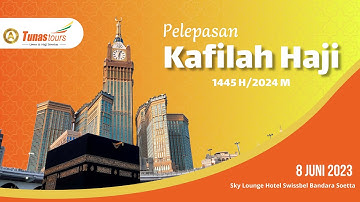 PELEPASAN JAMAAH HAJI KHUSUS 1445 H / 2024 M ( PT TUNAS RIZKI SEMESTA) PEMBERANGKATAN 08 JUNI 2024