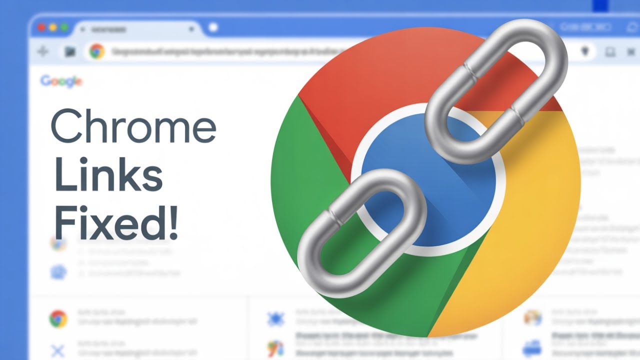 Unable to open link in Google (Quick fix)