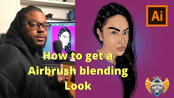 How to get a Airbrush blending look in Adobe Illustrator