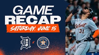 Game Highlights: Tigers Score 13 Runs, Greene Homers Twice in Win Over the Astros | 6/15/24