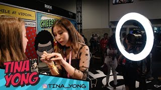 Tina Yong at VidCon 2018 screenshot 4