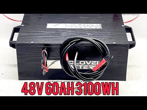 Акумулятор 48в 60ач 3,1kW/h для ДБЖ сонячних станцій, накопичення енергії безперебійного живлення тощо, видео 5