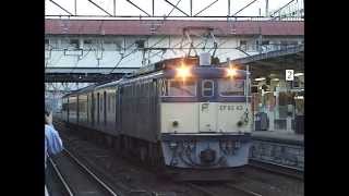 JR高崎線 EF62 旧客 団臨 高崎駅回送、発車 1997年 DV71