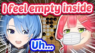 Suisei Completely Destroys Miko Over & Over In Gomoku... 【ENG Sub Hololive】