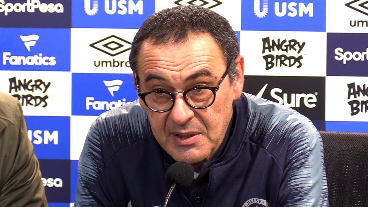 Image result for sarri sky sports interview everton