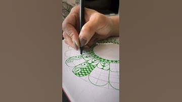 Mandala art | part 1 | green intricate patterns| 180 GSM mixed media | MENORAH STATIONERY |