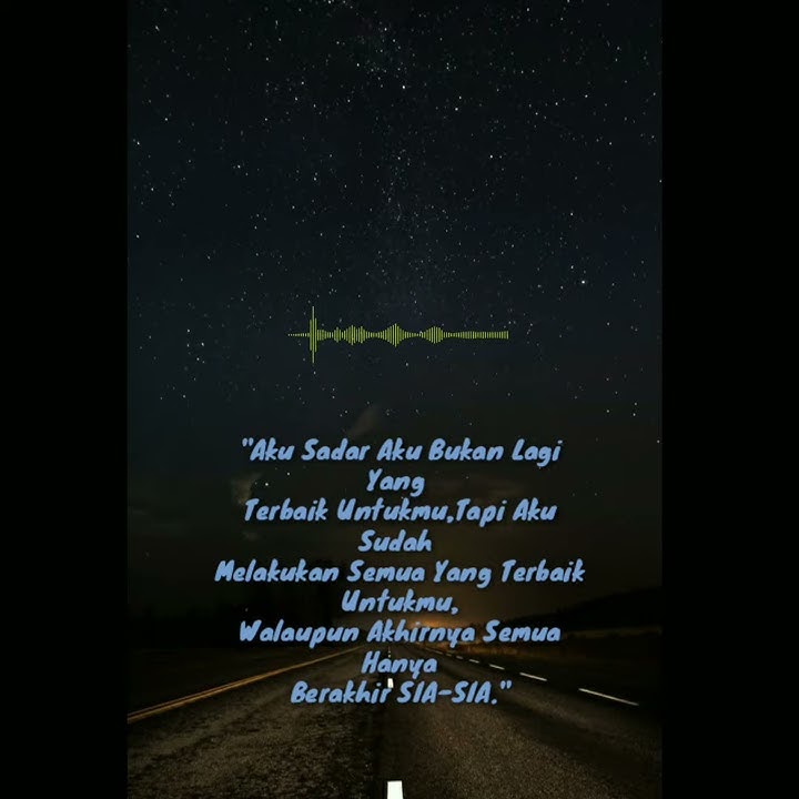 Status WA.30 detik.Aku Masih Seperti Yang Dulu