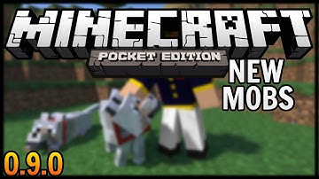 [0.9.0 beta] NEW MOBS! - Minecraft Pocket Edition : Endermen, Slimes, Silverfish and Wolves