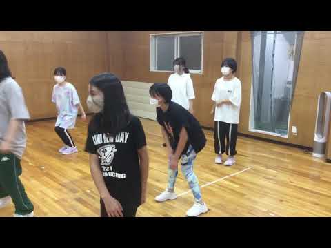 ヒップホップダンス振付稽古 ヒップホップ金曜日クラス キッズガーデン武蔵小杉教室 指導 酒井美於 2021,9,24