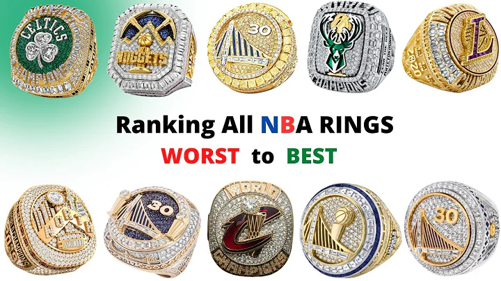 Ranking All NBA Rings WORST to BEST! (2024)