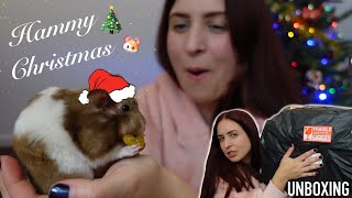 Unboxing a hamster Christmas box from Cosmic Hamsters 🐹