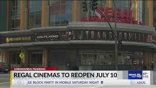 VIDEO: Regal Theaters will reopen in July