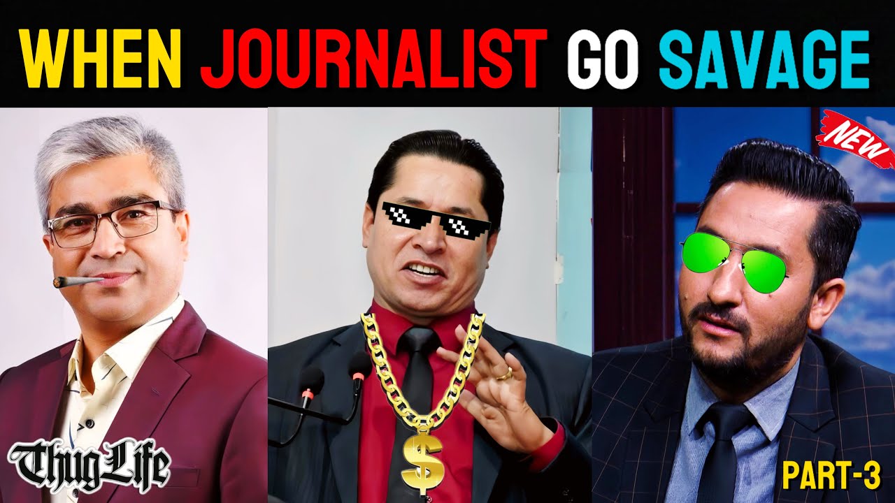 Journalist expose politician😎 | Nepali journalists savage moments🔥| part 3