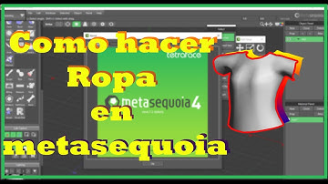【J11】Como crear ropa desde cero en metasequoia【Metasequoia Tutoriales】