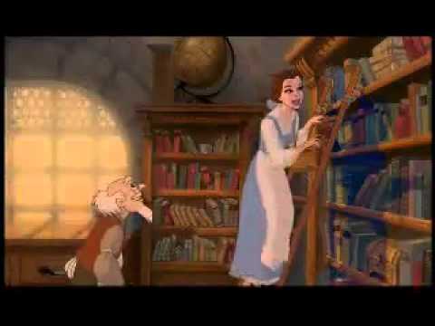 Beauty and the Beast "Bonjour" Bookshop scene