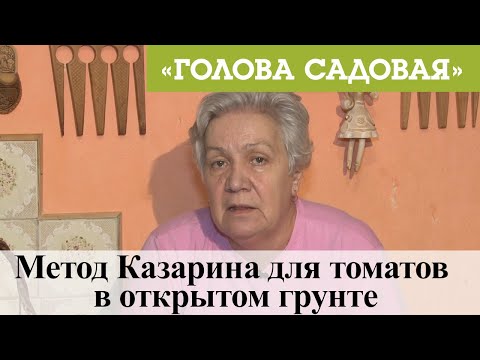 Голова садовая - Метод Казарина для томатов в открытом грунте