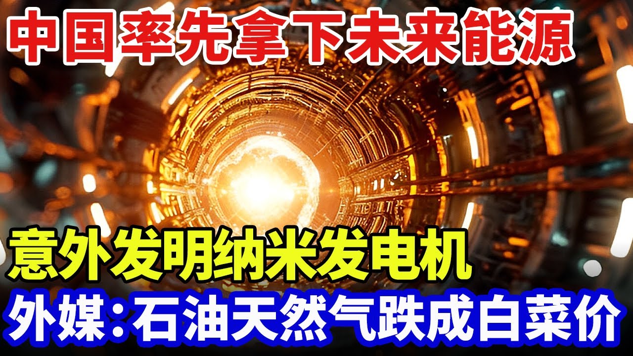 中国率先拿下未来能源！意外发明纳米发电机，一组小球海上漂浮，竟发电供全国14亿人一年使用！外媒：石油天然气跌成白菜价【大科学】