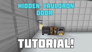 Minecraft 1.17 Hidden Cauldron Door Tutorial!