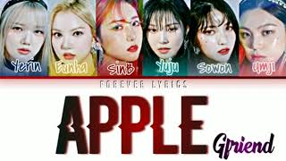 GFRIEND (여자친구 ) - Apple | Lyrics | (가사) | [color coded lyrics]