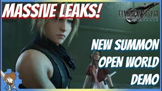 FF7 Remake MASSIVE Leaks! - New Summon, Open World, Demo & MORE!