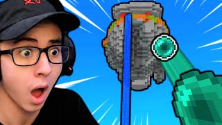 The CRAZIEST Ender Pearl Clutch in Minecraft Bedwars...