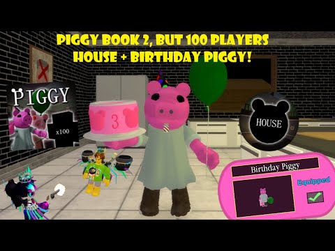 Piggy but it's 100 Players - Roblox