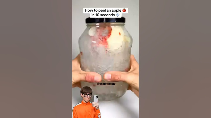 Apple peeling hack @scottsreality
