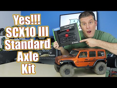 Swap Out Your Portals?! - Axial Racing SCX10 III Standard Axle Conversion Kit Overview | RC Driver