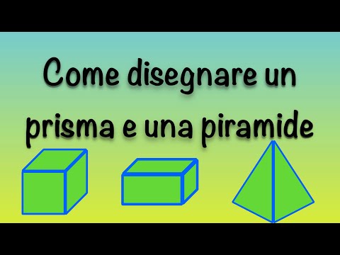 Video: Come Disegnare Un Prisma