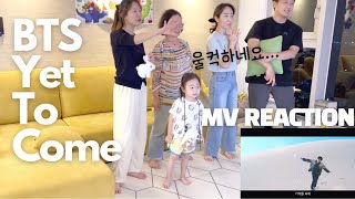 BTS - 'Yet To Come(The Most Beautiful Moment)' Official MV REACTION / Korean ARMY Family's Reaction