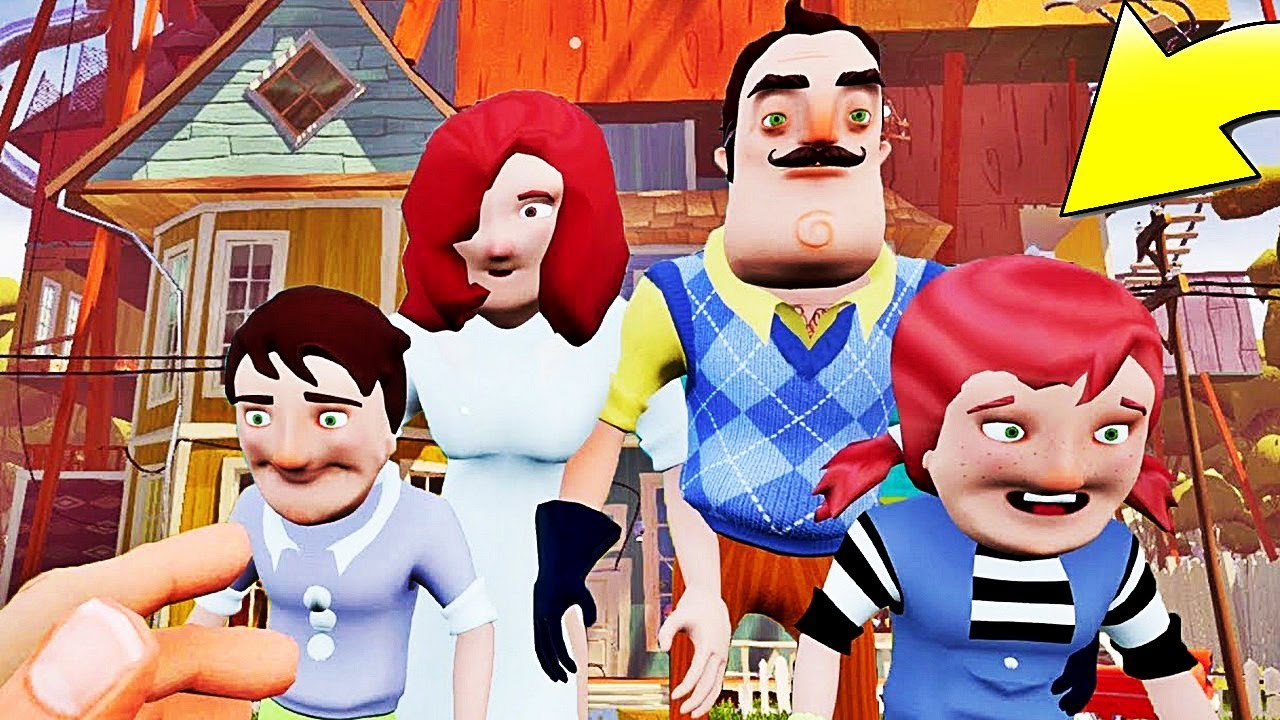 fright night JE DOIS SAUVER LA FAMILLE DU VOISIN ! | Hello Neighbor Mods