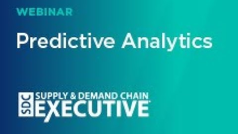 Predictive Analytics Webinar