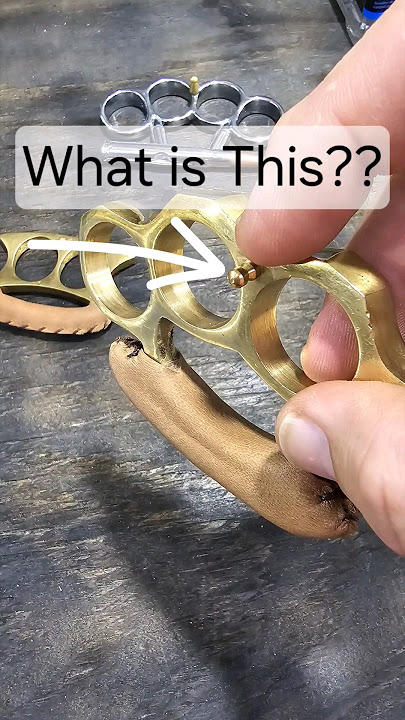 What is this on brass knuckles? #brassknuckles #edc #knuckledusters