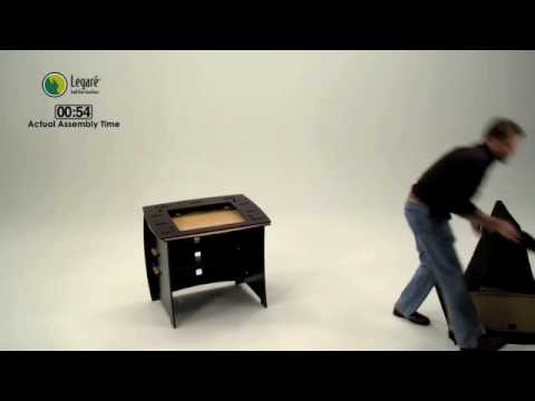 Legare Desk And Hutch Assembly Youtube