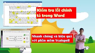 Hướng dẫn Download VCatSpell-Phần mềm check lỗi chính tả bản