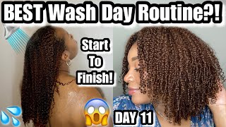 BEST Wash N Go Routine For Low Porosity Type 4 Natural Hair? FULL Wash Day Routine Ft. Shea Moisture